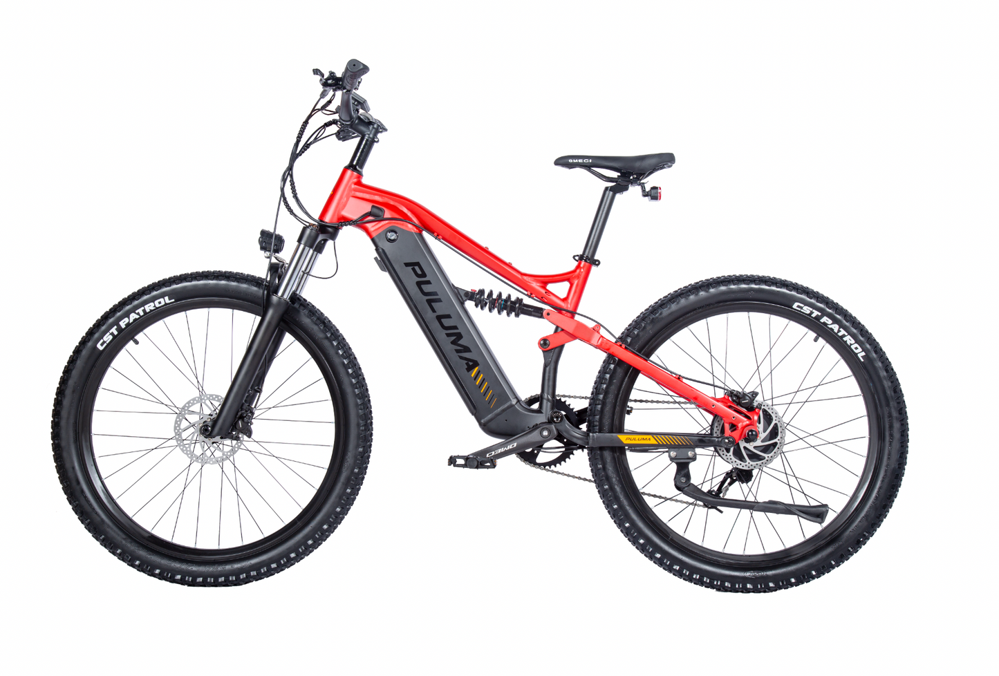Professional Off-road 27.5 Inches Electric Mountain Bike , UP to 45km/h , 48V 20Ah Large Lithium Battery , Both Hydraulic Disc Brakes , Aluminum Alloy Frame , 27.5 "×2.8" CST Tires , with Pedal Assist System