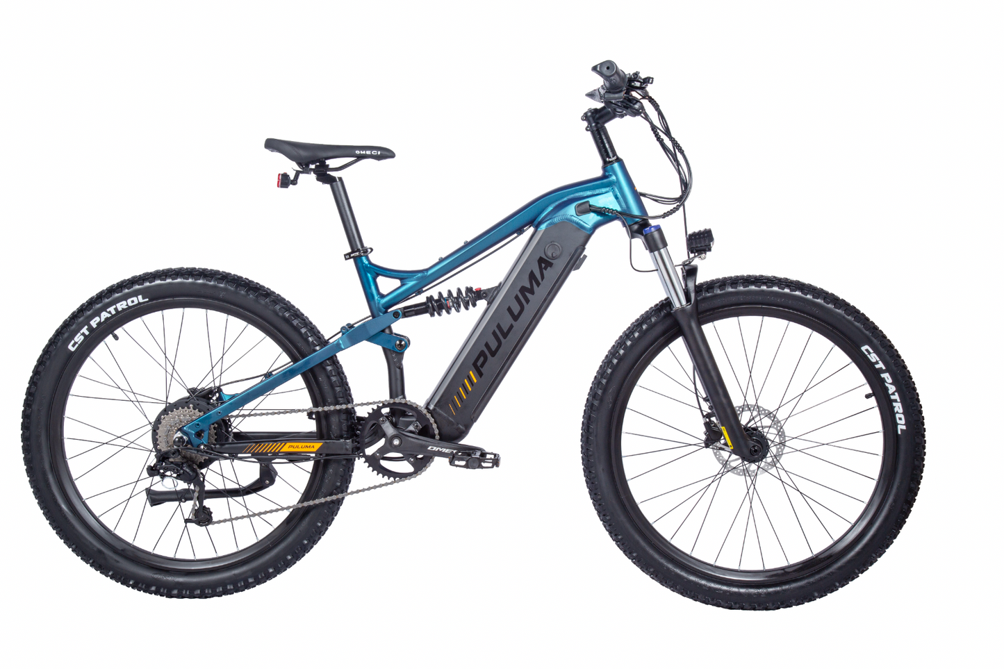 Professional Off-road 27.5 Inches Electric Mountain Bike , UP to 45km/h , 48V 20Ah Large Lithium Battery , Both Hydraulic Disc Brakes , Aluminum Alloy Frame , 27.5 "×2.8" CST Tires , with Pedal Assist System