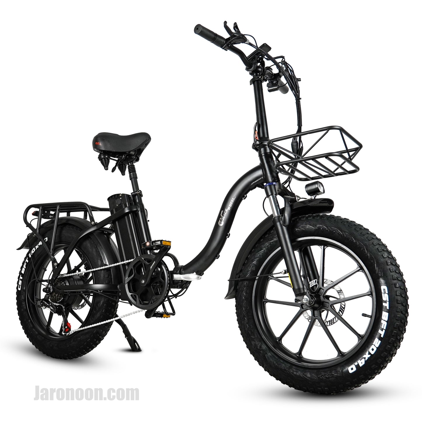 Y20 IW One-Piece Rims 750W 20X4.0 Inch Folding Fat Tire Bike, Front & Rear Disc Brakes, Large Capacity Battery