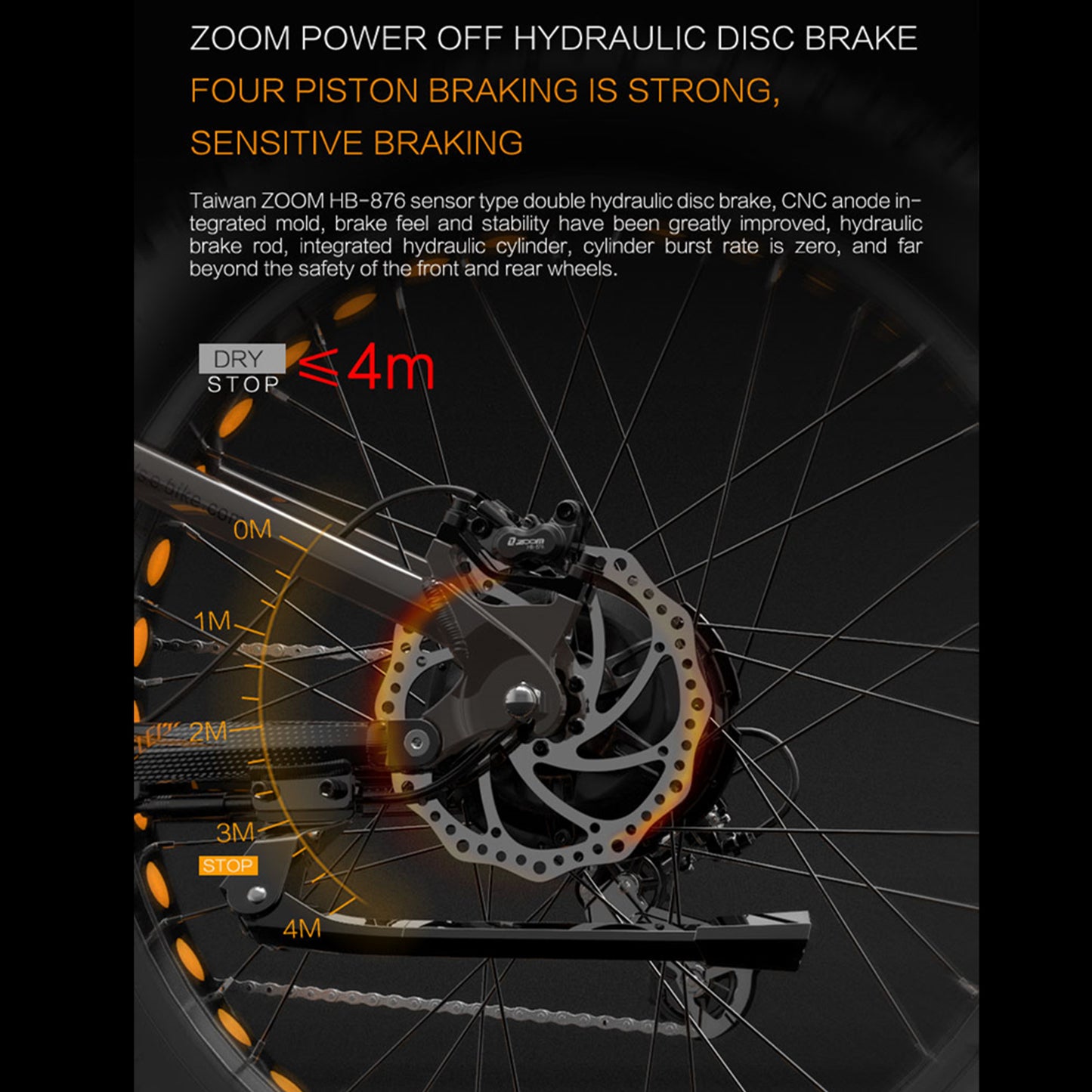 RV800 PLUS 48V 20Ah Fashionable Electric Bike 26 Inch 7 Speed Transmission system Up To 52Km/h Front & Rear Hydraulic Disc Brake
