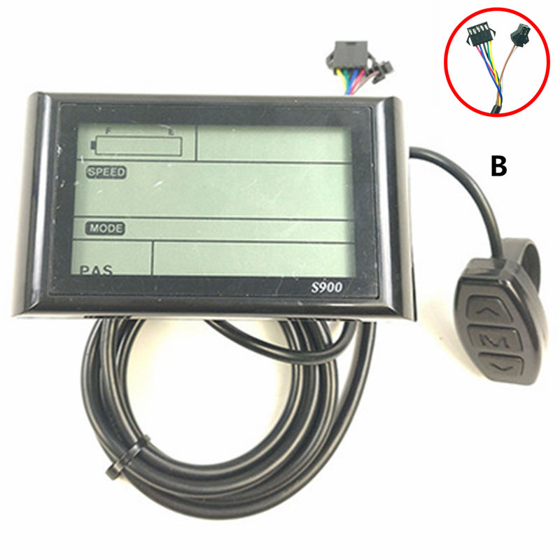 Calculator de biciclete cu display LCD multifunctional S900 pentru bicicleta electrica Lankeleisi