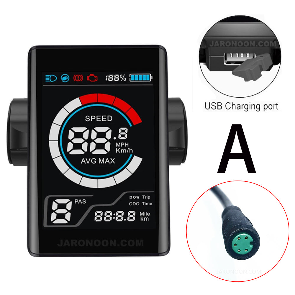 LCD-skärm för CMACEWHEEL elcykel