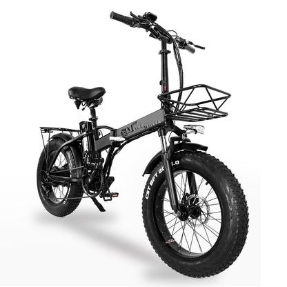 GW20 Enhanced Edition 1000W Motor Bicicletă electrică pliabilă de 20 inchi, baterie cu litiu 48V 20Ah, bicicletă de zăpadă cu cauciucuri grase 4.0, bicicletă de nisip cu asistență electrică