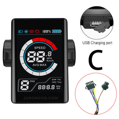 LCD-skärm för CMACEWHEEL elcykel