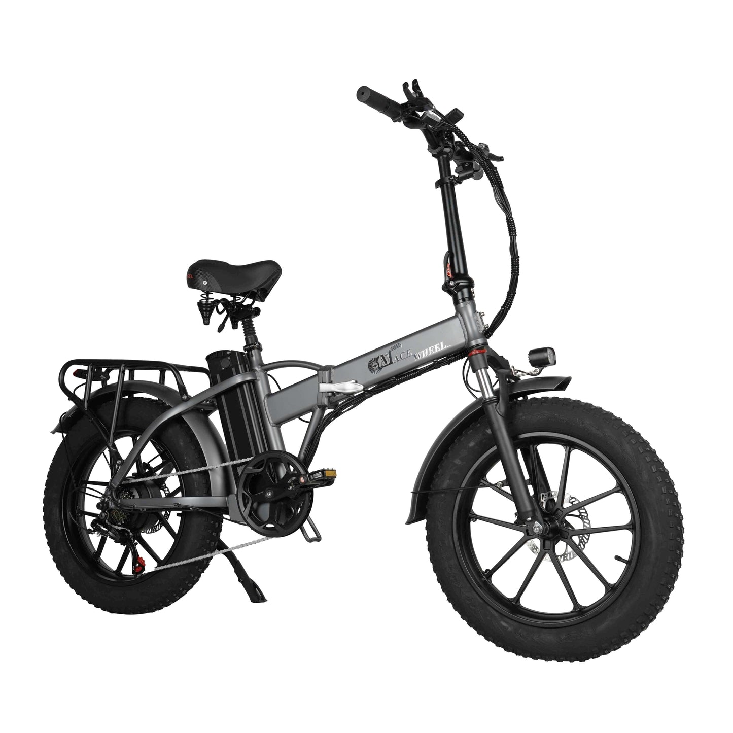 GW20 IW 20 Inch Folding Electric Bike, Integrated Wheel, 48V 750W Fat Tire Bicycle 30-45km/h Speed