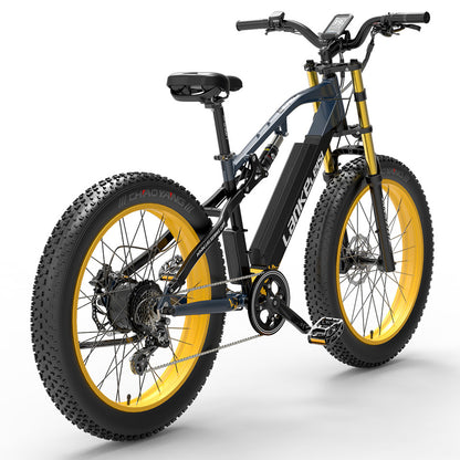 RV700 Explorer 1000W 48V 16Ah Powerful Electric Bicycle 26 Inch Beach Bike Mountain Bike Upgraded Oil Spring Downhill Fork Dual Suspension