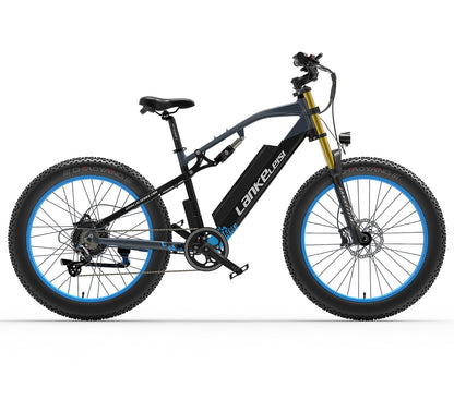 RV700 Explorer 1000W 48V 16Ah Powerful Electric Bicycle 26 Inch Beach Bike Mountain Bike Upgraded Oil Spring Downhill Fork Dual Suspension