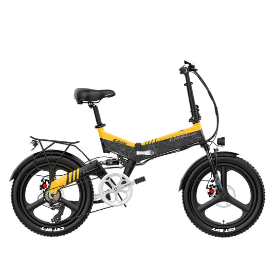 G650 20 inch E-bike Mountain Bike Bicicletă electrică pliabilă 400W 48V Baterie cu litiu Suspensie completă față și spate