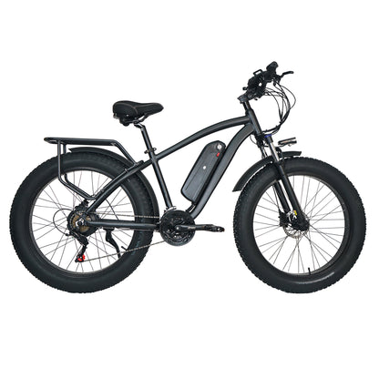 M26 750W Potente bicicleta eléctrica 26 pulgadas Fat Tire Mountain Bike Snow Bike 48V 15Ah Batería de litio Velocidad rápida