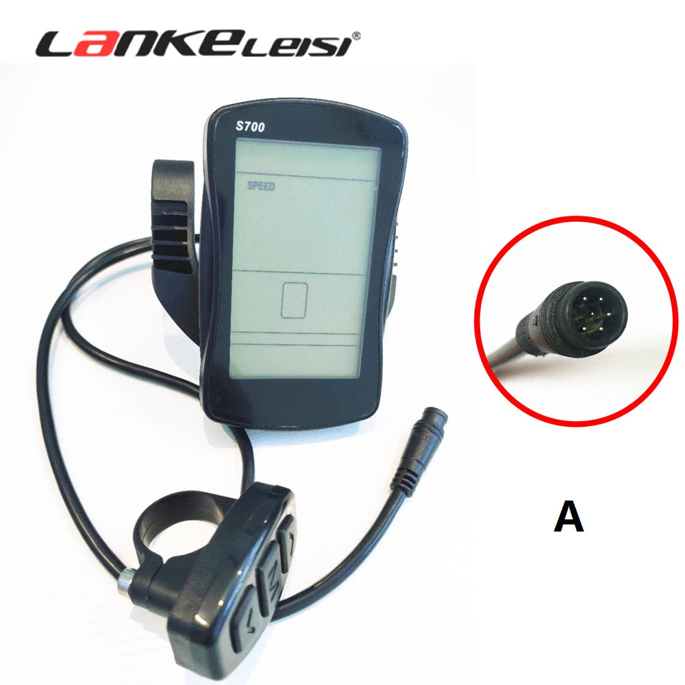 S700 Multifunctional LCD Display Bike Computer for Lankeleisi Electric Bike