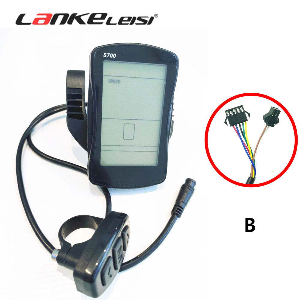 S700 Multifunctional LCD Display Bike Computer for Lankeleisi Electric Bike